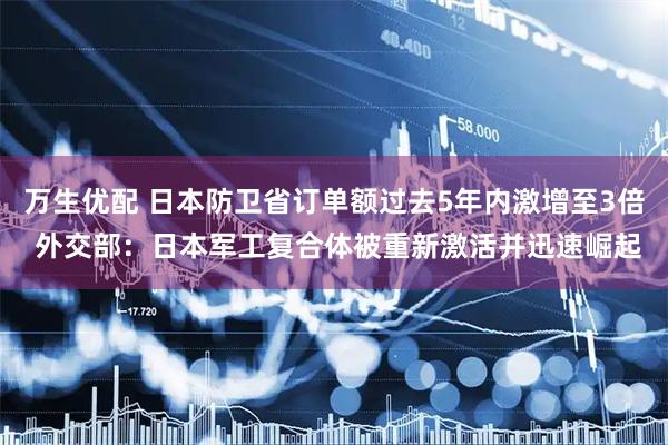 万生优配 日本防卫省订单额过去5年内激增至3倍 外交部：日本军工复合体被重新激活并迅速崛起